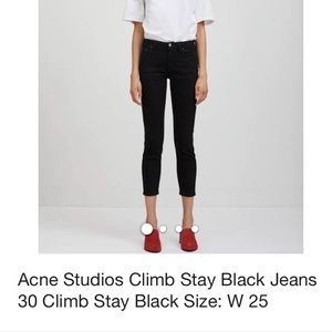Acne studio jeans black